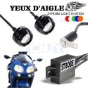 KIT EAGLE YEUX D'AIGLE FLASH LED POUR MOTO