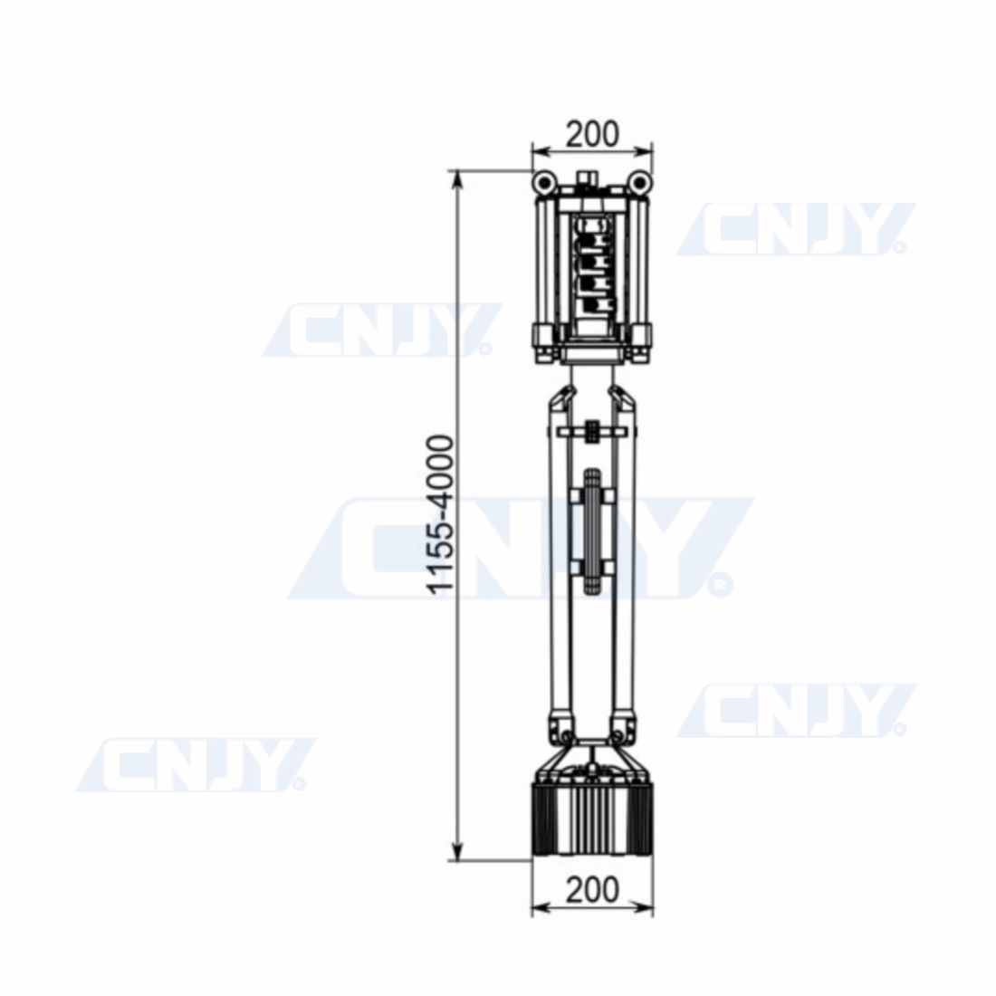 éclairage de chantier, projecteur led, lampe, ballon, mât