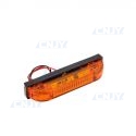 Feu de gabarit, voyant lumineux de position, barrette à led orange 10cm