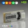 1 AMPOULE LED W5W T10 12V 2 LED SMD 5050 ANTI ERREUR CANBUS ODB