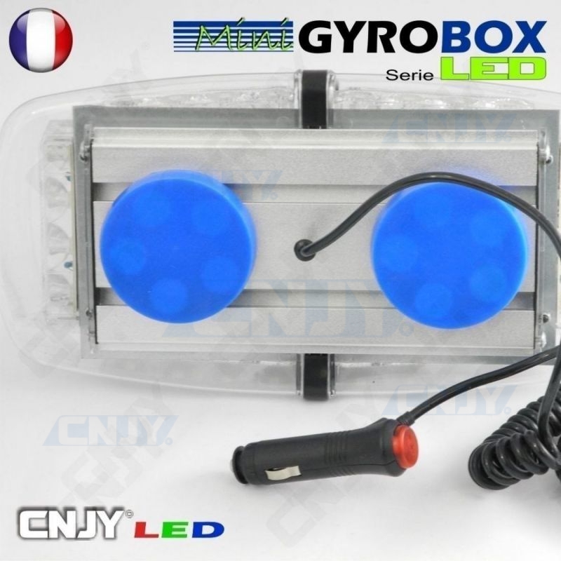 Gyrophare led blanc et orange