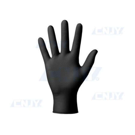 GANTS EN NITRILE GOGRIP PREMIUM, NOIR, TAILLE. XL, 50 PIÈCES