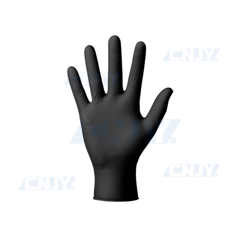 GANTS EN NITRILE GOGRIP PREMIUM, NOIR, TAILLE. XL, 50 PIÈCES