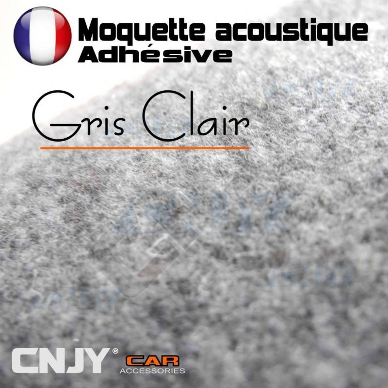 ROULEAU DE MOQUETTE ACOUSTIQUE ADHESIVE ANTHRACITE