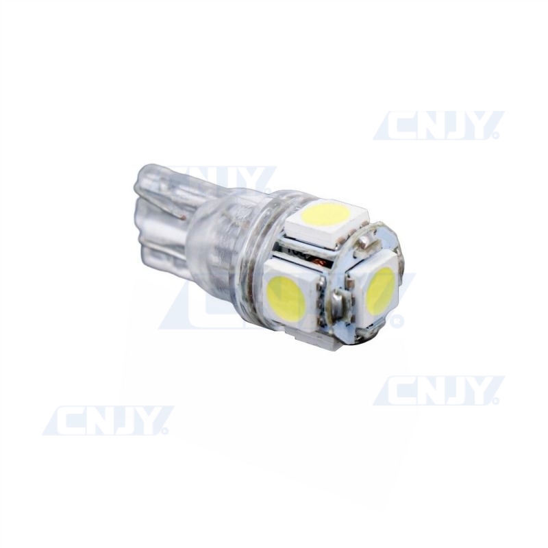 AMPOULE LED BLANC W5W T10 PUISSANTE 12V 360° SMD