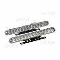 KIT FEUX DE JOUR DIURNE A LED DROIT MINCE 808GX 12V