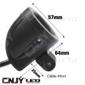 FEUX ADDITIONNELS DUO LED A GLOBE ROND POUR MOTO