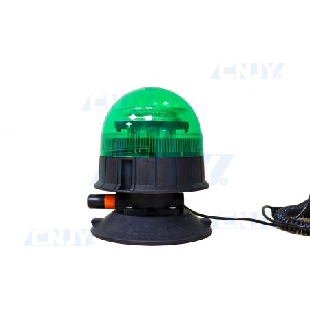 Gyrophare led vert ventouse