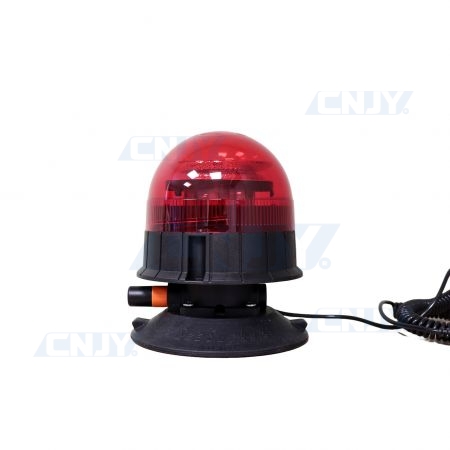 Gyrophare led rouge ventouse