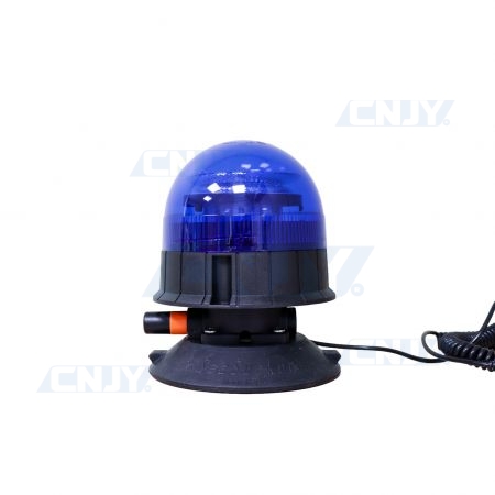 Gyrophare led bleu ventouse