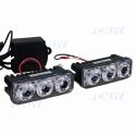 Kit de 2 feux de pénétration pour Moto - FIXE & FLASH IGM11A®