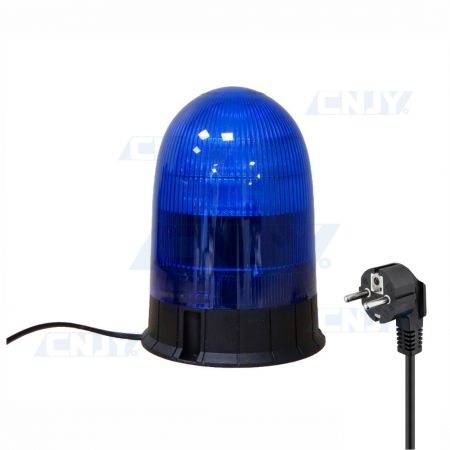 Gyrophare led bleu 48W 220V AC - ISO