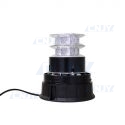 Gyrophare feu led orange 48W 220V AC - ISO