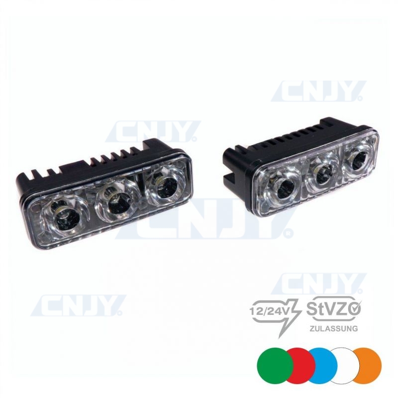 2 Feux de jour diurne Daylight & signalisation à led 9W EAGLE®11-A