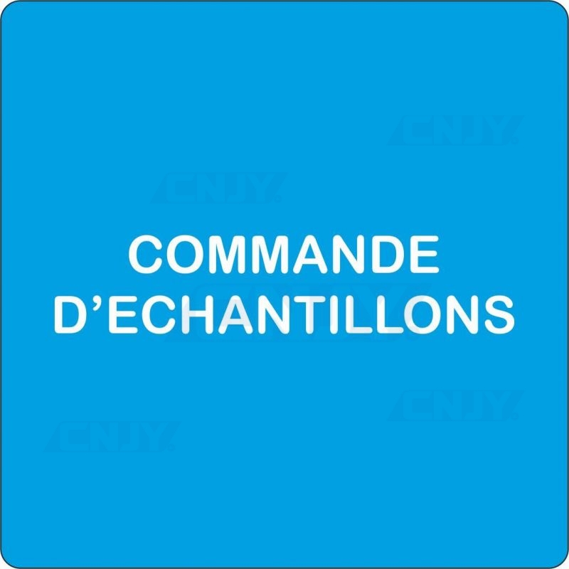 COMMANDE D’ECHANTILLONS