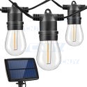 Guirlande solaire de jardin à LED 10 LED ronde 10 m