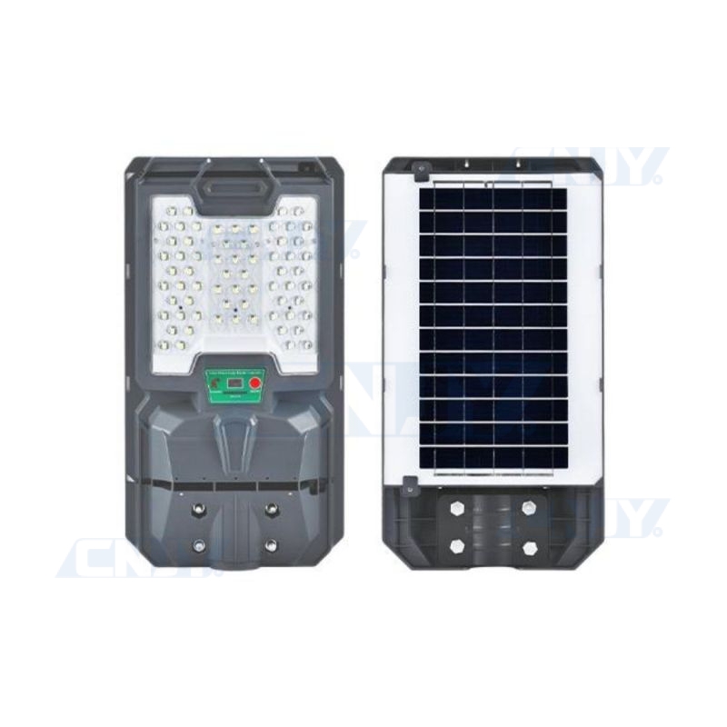 Lampadaire solaire LED 100W IP65 télécommande 6000K