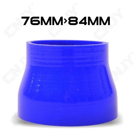 DURITE DE REDUCTION 76MM à 84MM SILICONE RENFORCEE SAMCO TRIPLE COUCHE POUR MONTAGE D'ADMISSION AIR ET REFROIDISSEMENT