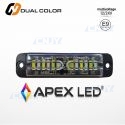 FEU A ECLAT DOUBLE COULEUR APEX®FLASH LED 36W ECE R65 12V/24V