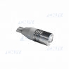 1 AMPOULE LED W16W T15 12V 1LED CREE + LENTILLE 5050 PUISSANCE DE 5W