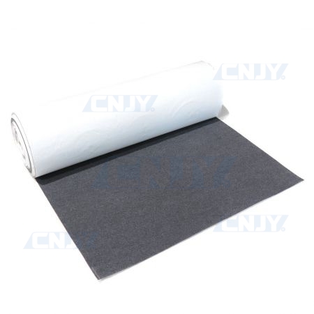 LOT DE CHUTES N°3 : ROULEAU DE MOQUETTE ACOUSTIQUE ADHESIVE ANTHRACITE
