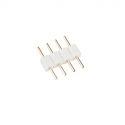 Connecteur de bande LED 4 broches double face RGB RVB