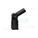 Mât d'éclairage pour lampadaire solaire 60 mm 3 m 20 x 20 cm noir