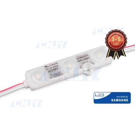 Module LED Samsung MLD 0,72 W 6 500 K 160 ° Milky