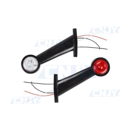 Feu de gabarit position LED 12-24V blanc + rouge (lot de 2)