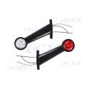 Feu de gabarit position LED 12-24V blanc + rouge (lot de 2)