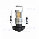 AMPOULE LED P16W CREE TYPE 48W SONAR 8 CANBUS ORANGE