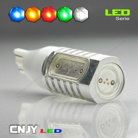 1 AMPOULE LED W16W T15 12V 4LED HLU 8W 