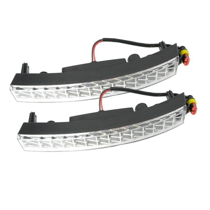 2 FEUX LED DIURNE DE JOUR + MODULE DRL-28 ALLUMAGE & EXTINCTION AUTOMATIQUE E4