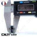 1 AMPOULE LED CNJY HLU 8W CULOT HP24 TYPE 24W BLANC 6000K CITROEN C5 C4 DS4 PEUGEOT 3008 5008 4007