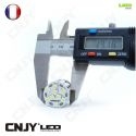 1 AMPOULE LED CNJY 45SMD CULOT HP24 TYPE 24W BLANC 6000K FEUX DE JOUR DIURNE CITROEN C5 C4 DS4 PEUGEOT 508 3008 5008 4007