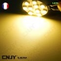 1 AMPOULE LED G4 10SMD 5050 12V VDC BLANC CHAUD ou FROID MAISON BATEAU CAMPING-CAR