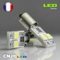 1 AMPOULE BA9S T4W 4 LED 5050SMD 12V BI-POLAIRE CANBUS ANTI ERREUR ODB 