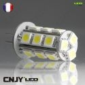 1 AMPOULE LED G4 18 LED SMD 5050 360° 12V VDC BLANC FROID ou CHAUD MAISON BATEAU CAMPING-CAR