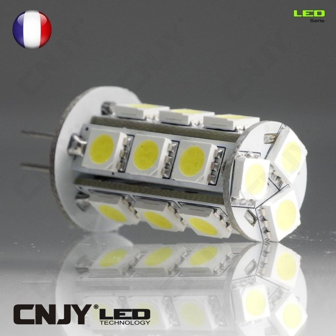 Ampoule led G4 220v blanc chaud smd