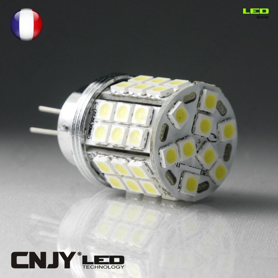 1 AMPOULE LED G4 45 LED SMD 3535 360° 12V VDC BLANC FROID MAISON BATEAU  CAMPING-CAR à 13,95 € chez