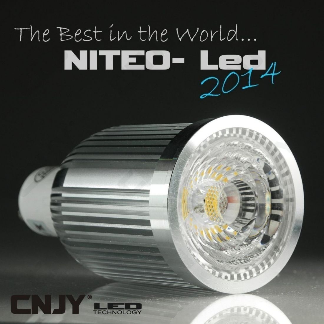 1 AMPOULE REVOLUTION LED NITEO 10W GU10-E27-MR16-E14 PUISSANTE ET