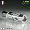 1 AMPOULE BAX9S H6W 5 LED CREE RENDU 25W LENTICULAIRE 12V BI POLAIRE