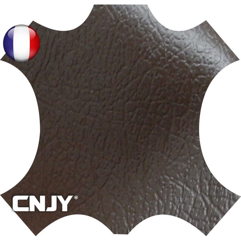 1 ROULEAU DE SIMILI CUIR ETANCHE BRUN POUR SELLERIE SELLE MOTO