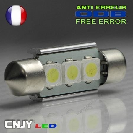 Ampoule LED C5W 31mm 24v Anti-erreur