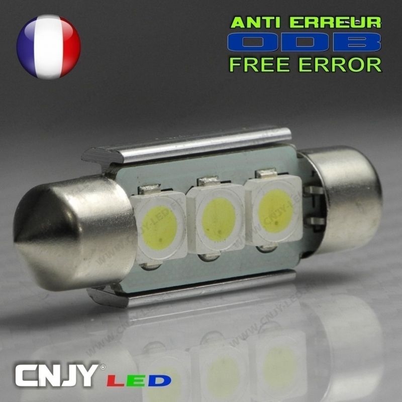 Ampoule navette led C5W C10W 39mm SUPER CANBUS DOMINATOR® 12V 24V