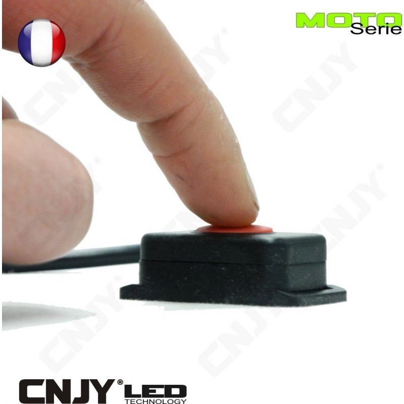 Interrupteur étanche Avec Culot à Poignée Lampa 90462 - Pour Guidon Moto, Scooter, Quad, Bateau