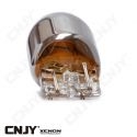 2 AMPOULES CHROME ORANGE WY21/5W W21/5W T20 7443 ECLAIRAGE ORANGE POUR REPETITEUR STOP VEILLEUSE & CLIGNOTANT