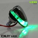 1 PAIRE DE GICLEUR LAVE GLACE A LED CHROME-COULEUR MONO- AUTO TUNING 12V