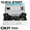 KIT XENON HB5 9007 P29T QUICK START HID 35W 24V BALLAST SLIM CNJY A ALLUMAGE INSTANTANE - KIT STANDARD POUR CAMION