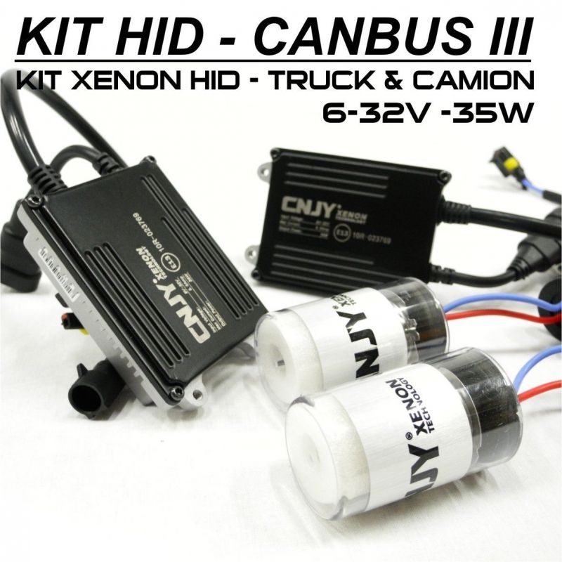 KIT XENON H1 P14.5S 24V AMPOULE DE CONVERSION HID ANTI ERREUR CANBUS 3 CONVERTISSEUR 35W 5.5AMP 9~32V POUR CAMION TRACTEUR